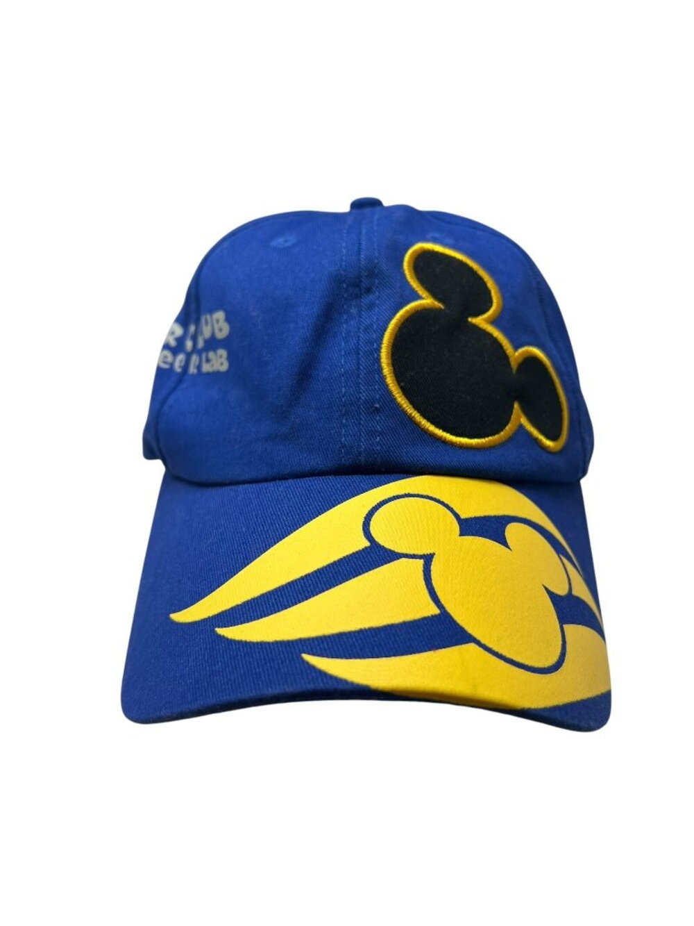 Disney Ocean Cruise Line Oceaneer Club Lab Strapback Hat Cap Mickey Mouse Logo